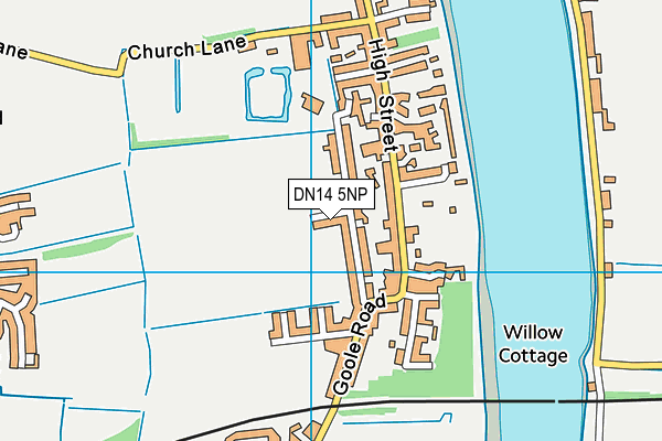 DN14 5NP map - OS VectorMap District (Ordnance Survey)