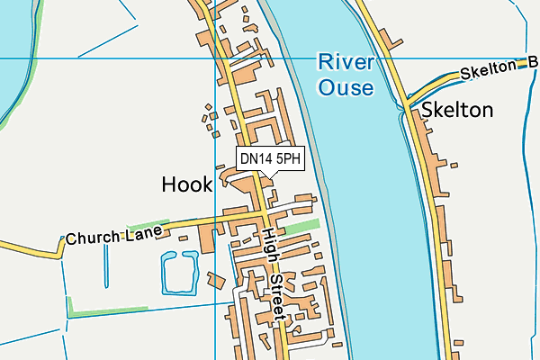 DN14 5PH map - OS VectorMap District (Ordnance Survey)