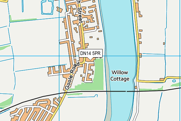 DN14 5PR map - OS VectorMap District (Ordnance Survey)