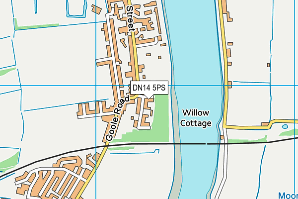 DN14 5PS map - OS VectorMap District (Ordnance Survey)