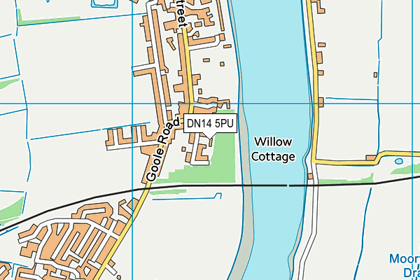 DN14 5PU map - OS VectorMap District (Ordnance Survey)
