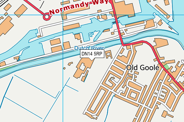 DN14 5RP map - OS VectorMap District (Ordnance Survey)