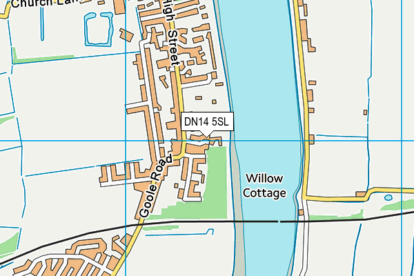 DN14 5SL map - OS VectorMap District (Ordnance Survey)