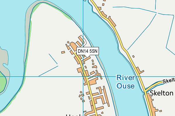 DN14 5SN map - OS VectorMap District (Ordnance Survey)