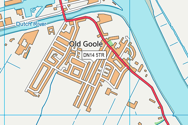 DN14 5TR map - OS VectorMap District (Ordnance Survey)
