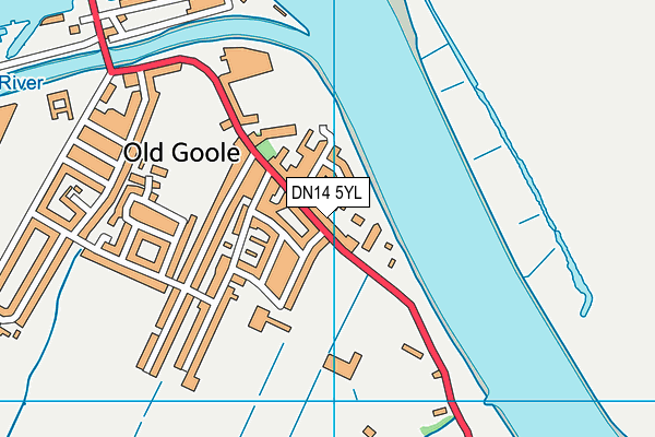 DN14 5YL map - OS VectorMap District (Ordnance Survey)