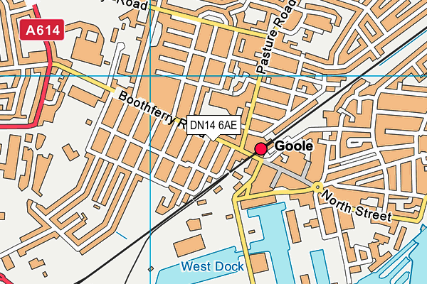 Map of GOOLE DISCOUNT SUPER STORE LTD at district scale