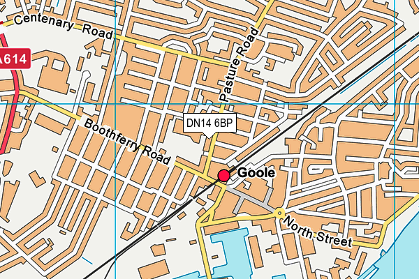 Map of EUROPEAN MINI MARKET (GOOLE) LIMITED at district scale