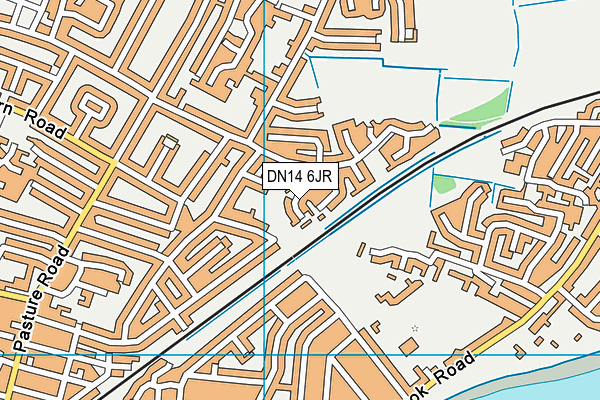 DN14 6JR map - OS VectorMap District (Ordnance Survey)