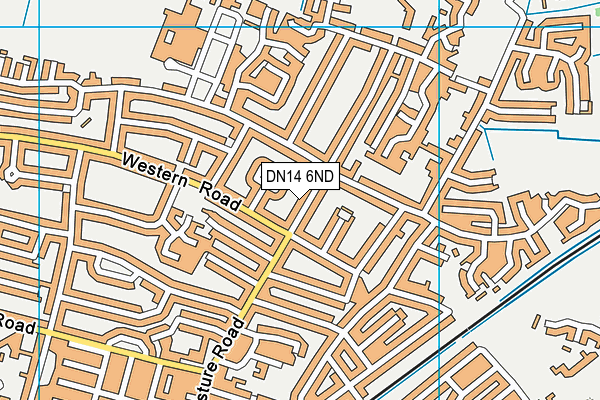 DN14 6ND map - OS VectorMap District (Ordnance Survey)