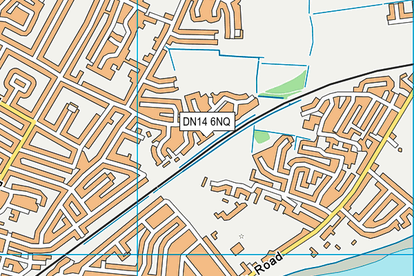 DN14 6NQ map - OS VectorMap District (Ordnance Survey)