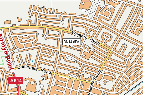 DN14 6PA map - OS VectorMap District (Ordnance Survey)