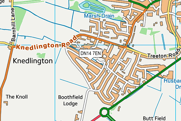 DN14 7EN map - OS VectorMap District (Ordnance Survey)