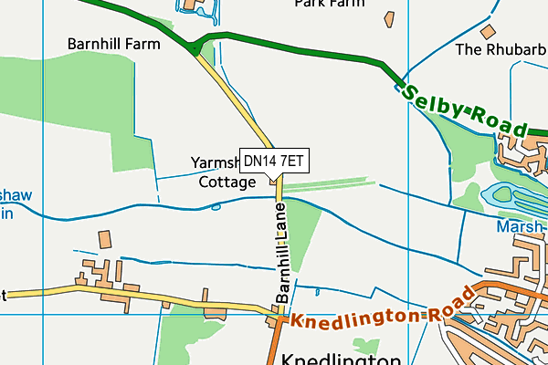 DN14 7ET map - OS VectorMap District (Ordnance Survey)