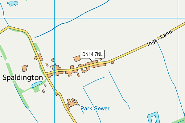 DN14 7NL map - OS VectorMap District (Ordnance Survey)