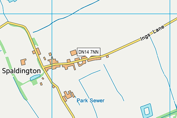 DN14 7NN map - OS VectorMap District (Ordnance Survey)
