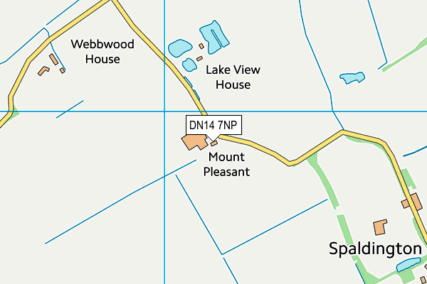 DN14 7NP map - OS VectorMap District (Ordnance Survey)