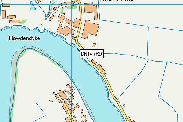DN14 7RD map - OS VectorMap District (Ordnance Survey)