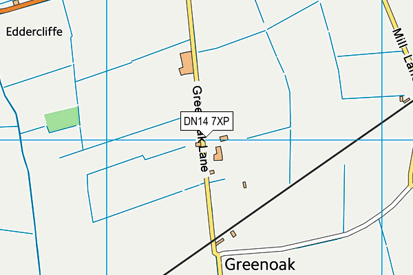 DN14 7XP map - OS VectorMap District (Ordnance Survey)