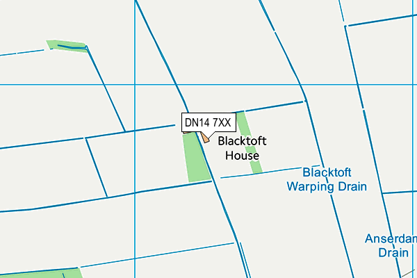 DN14 7XX map - OS VectorMap District (Ordnance Survey)