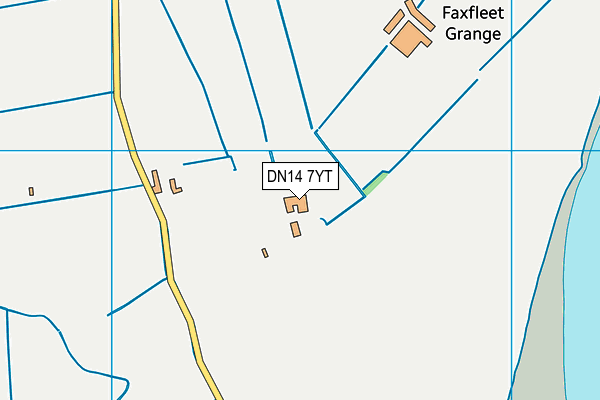 DN14 7YT map - OS VectorMap District (Ordnance Survey)