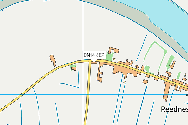 DN14 8EP map - OS VectorMap District (Ordnance Survey)