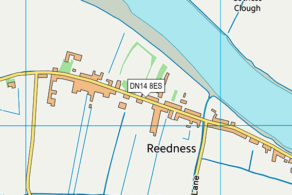 DN14 8ES map - OS VectorMap District (Ordnance Survey)