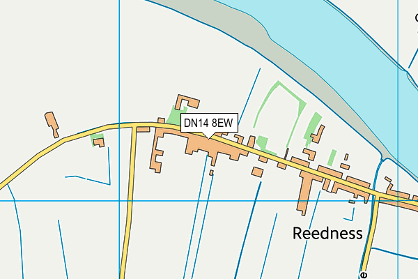 DN14 8EW map - OS VectorMap District (Ordnance Survey)
