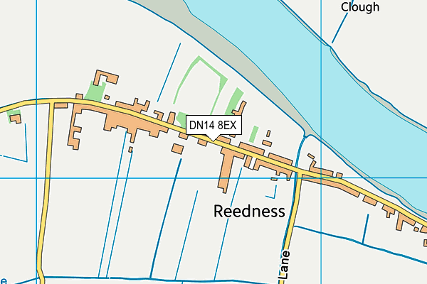 DN14 8EX map - OS VectorMap District (Ordnance Survey)