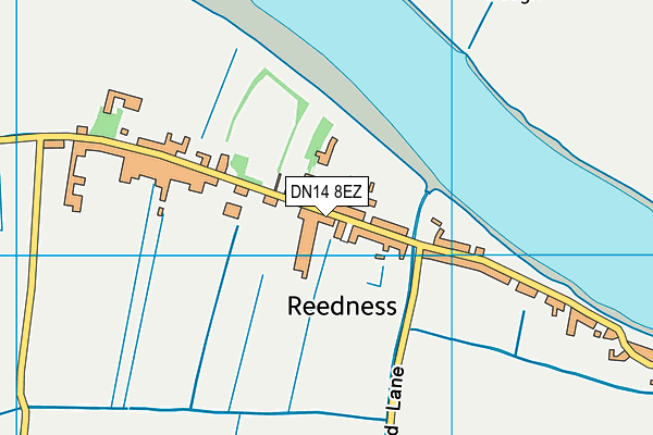 DN14 8EZ map - OS VectorMap District (Ordnance Survey)