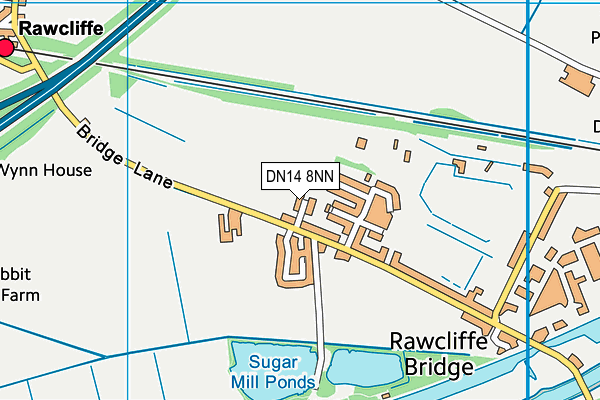 DN14 8NN map - OS VectorMap District (Ordnance Survey)