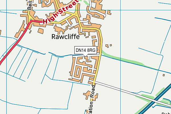 Rawcliffe Primary School map (DN14 8RG) - OS VectorMap District (Ordnance Survey)