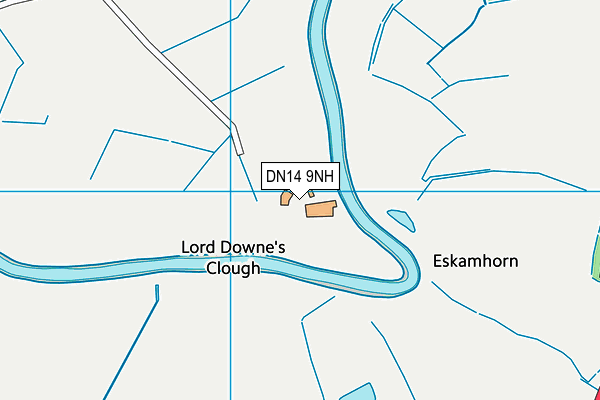 DN14 9NH map - OS VectorMap District (Ordnance Survey)