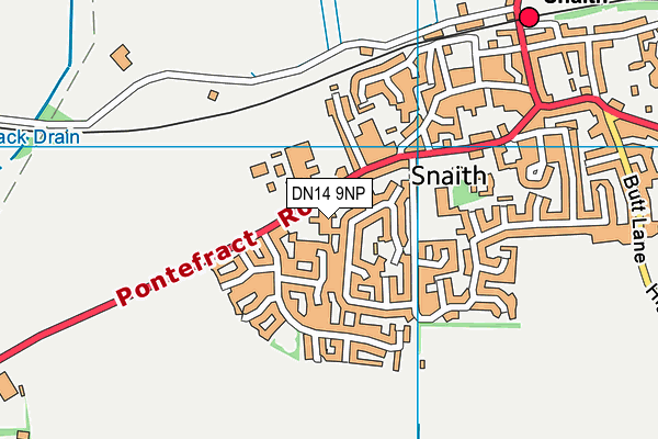 DN14 9NP map - OS VectorMap District (Ordnance Survey)