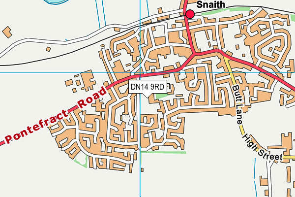 Snaith Primary School map (DN14 9RD) - OS VectorMap District (Ordnance Survey)