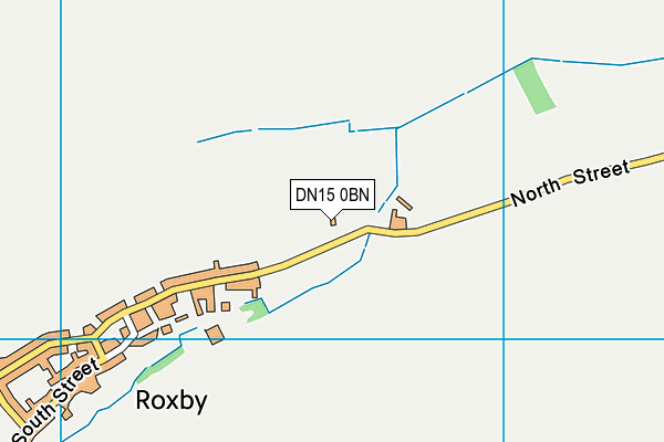 DN15 0BN map - OS VectorMap District (Ordnance Survey)