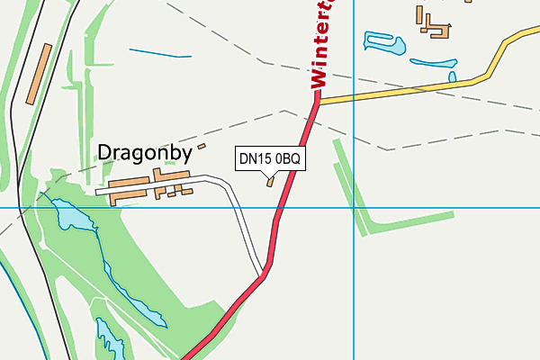 DN15 0BQ map - OS VectorMap District (Ordnance Survey)