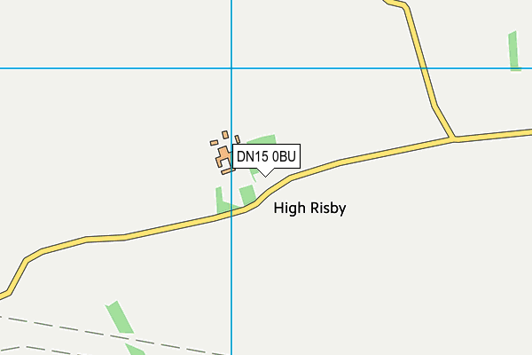 DN15 0BU map - OS VectorMap District (Ordnance Survey)