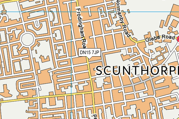 DN15 7JP map - OS VectorMap District (Ordnance Survey)
