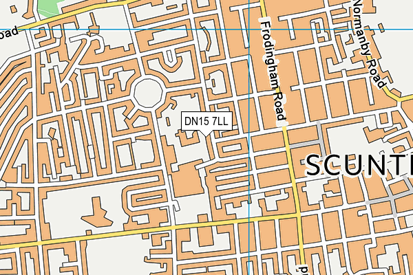 DN15 7LL map - OS VectorMap District (Ordnance Survey)
