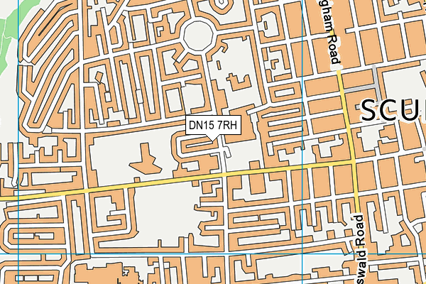DN15 7RH map - OS VectorMap District (Ordnance Survey)