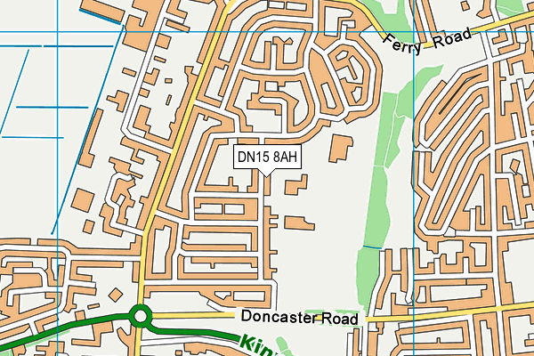 Berkeley Primary School map (DN15 8AH) - OS VectorMap District (Ordnance Survey)