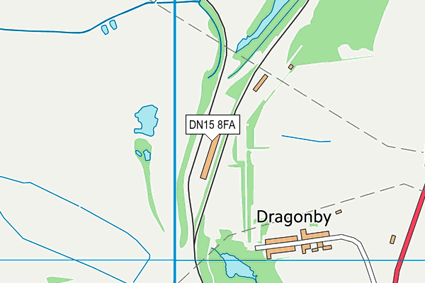 DN15 8FA map - OS VectorMap District (Ordnance Survey)
