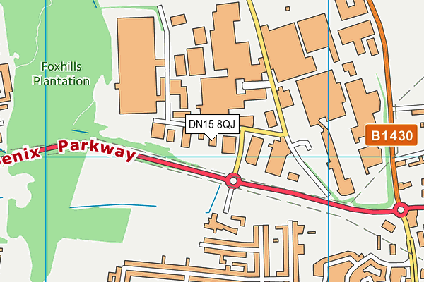 Map of WHITWORTH CHEMISTS LIMITED at district scale