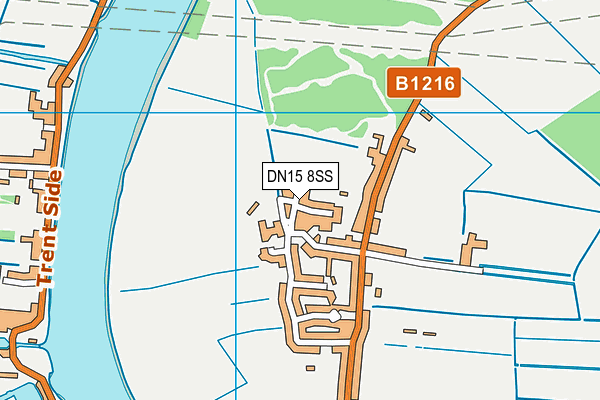 DN15 8SS map - OS VectorMap District (Ordnance Survey)