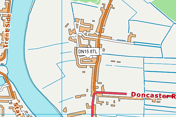 DN15 8TL map - OS VectorMap District (Ordnance Survey)