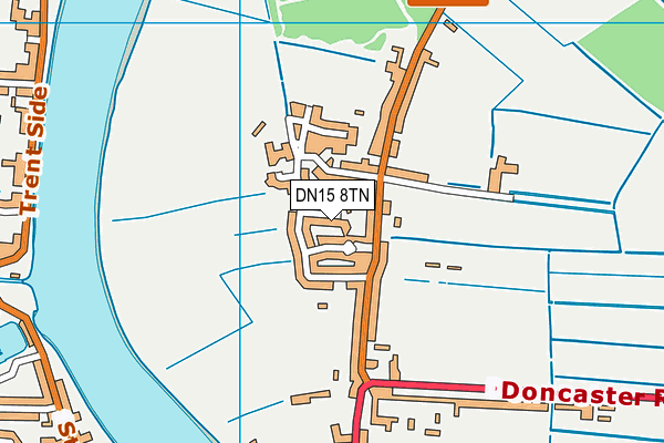 DN15 8TN map - OS VectorMap District (Ordnance Survey)