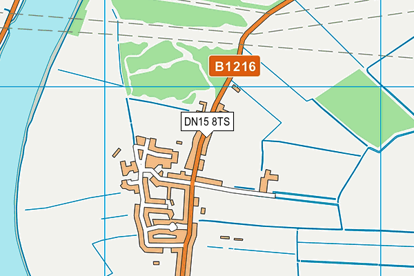 DN15 8TS map - OS VectorMap District (Ordnance Survey)