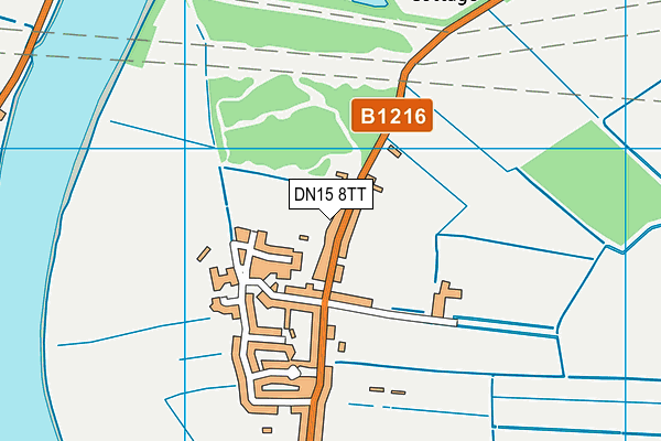 DN15 8TT map - OS VectorMap District (Ordnance Survey)
