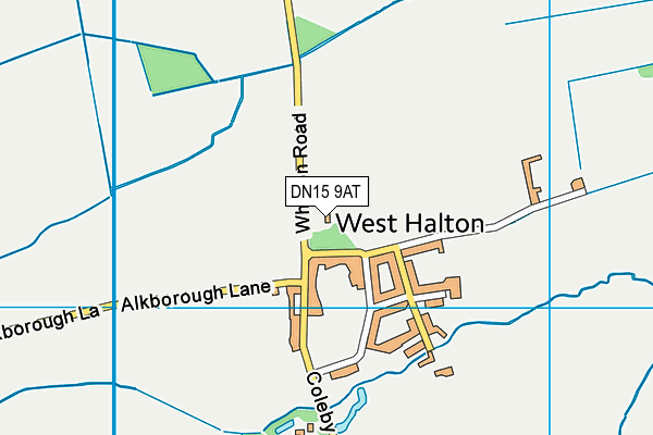 DN15 9AT map - OS VectorMap District (Ordnance Survey)